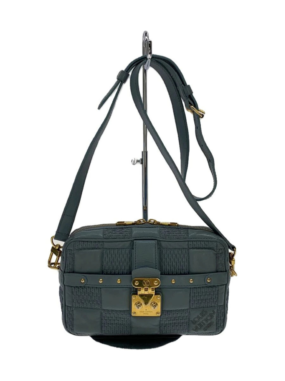 LOUIS VUITTON Troca Damier Giant BLUE Leather
